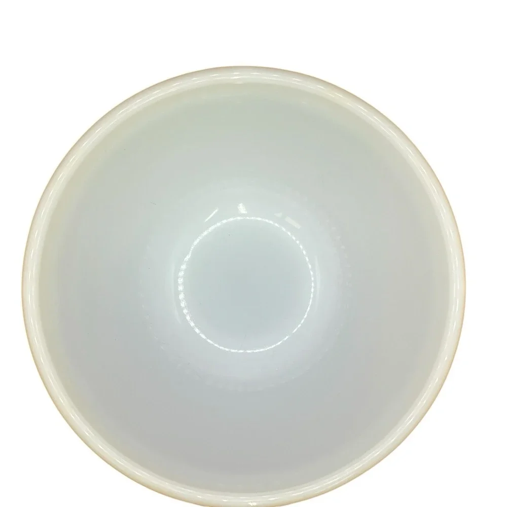 Vintage Pyrex 401 Butterfly Gold 750mL 3 Cup Mixing Nesting Bowl White Floral